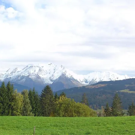 Vue Mont Blanc Et Toute La Chaine
