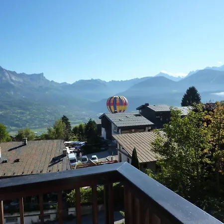 Vue Mont Blanc Et Toute La Chaine *