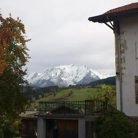 Vue Mont Blanc Et Toute La Chaine *